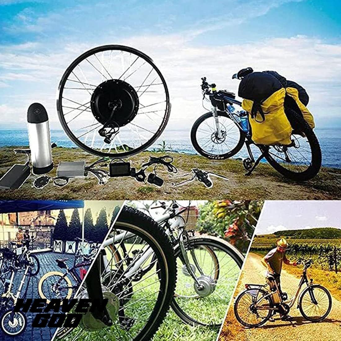 フロントおよびリアホイールハブモーターキット