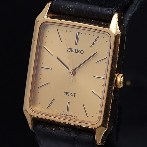 SEIKO セイコー　SPIRIT 7N01-5180 腕時計　稼働品 SEIKO セイコー スピリット 7N01-5180 アンティーク時計 稼働品