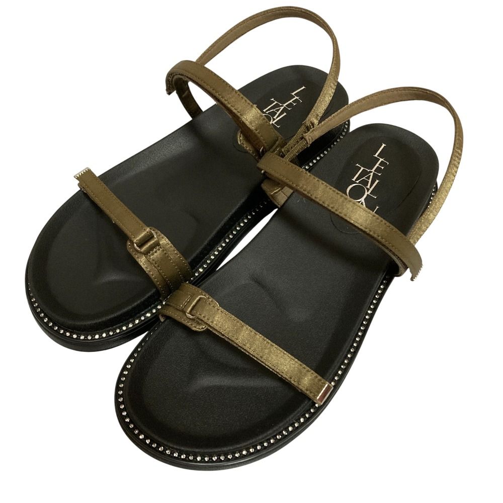 未使用 25SS Le Talon ルタロン ジェムピースサンダル Lサイズ 24.5cm