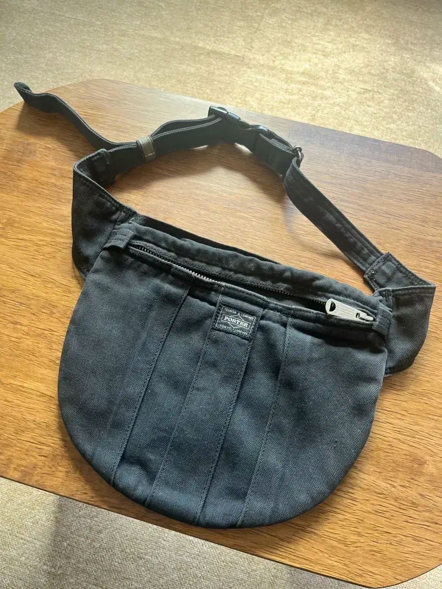 Porter ポーター ヘリンボーン キャンバス ウエストバック
