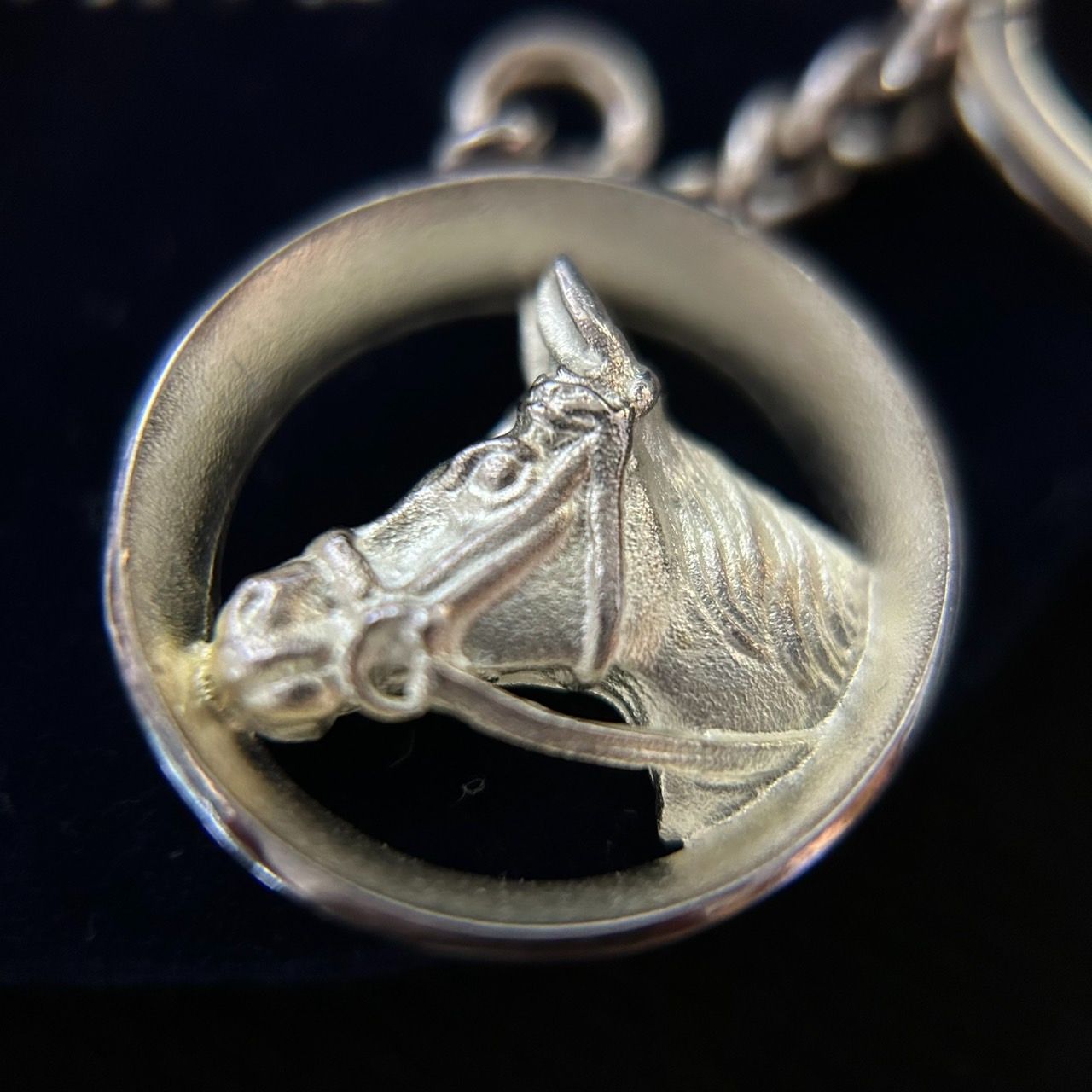 良品】Mappin & Webb 馬モチーフ キーリング 925刻印 スターリング 