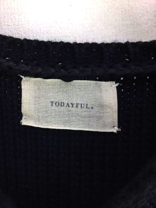 TODAYFUL - Web完売‼️todayful  key neck rib knit TODAYFUL - TODAYFUL keyneck rib knit トゥデイフルの通販 by