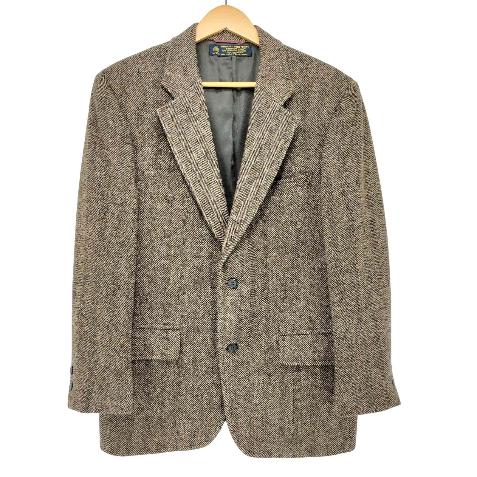 ブルックスブラザーズ BROOKS BROTHERS 80-90s USA製 BROOKS TWEED 段 