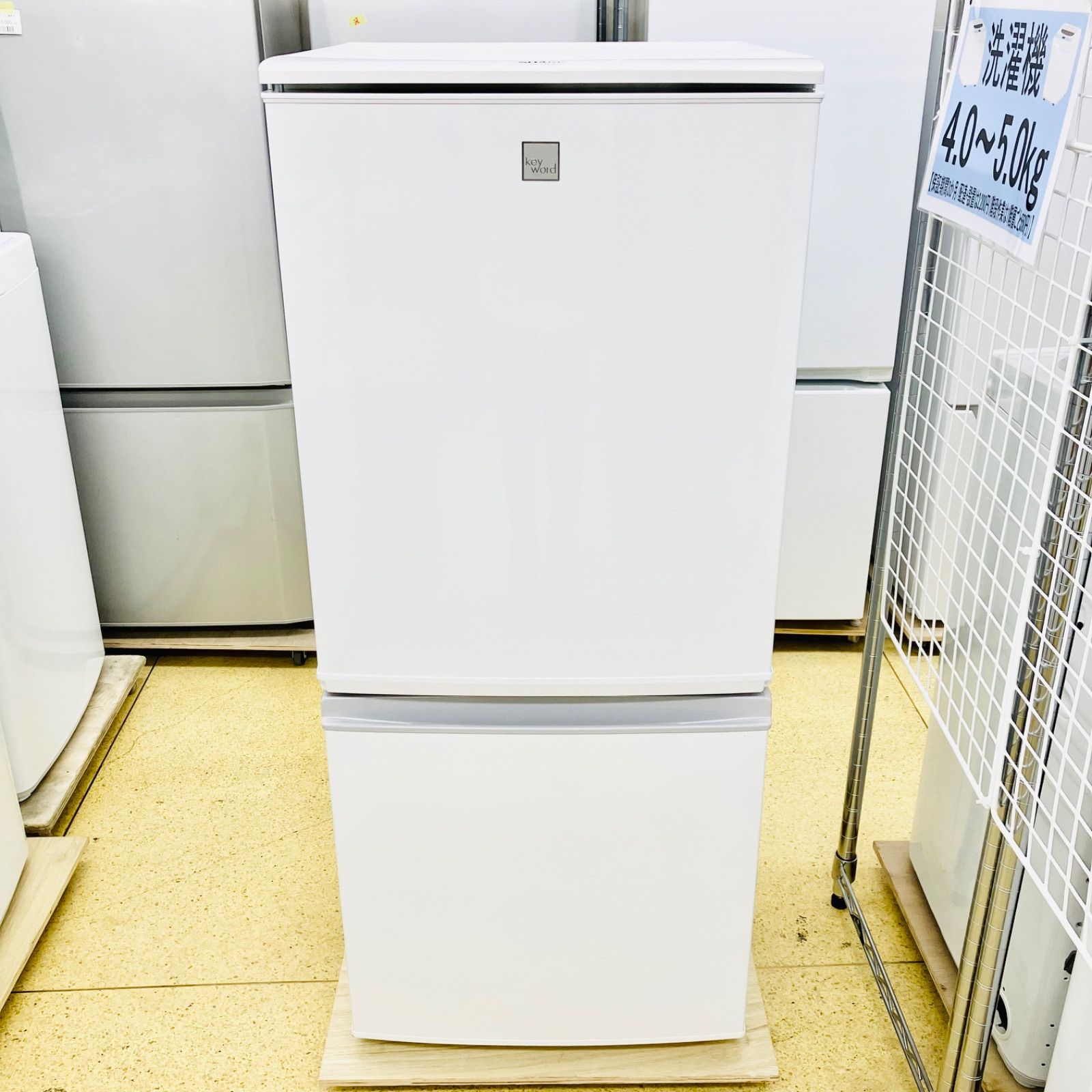 シャープ/ノンフロン冷凍冷蔵庫　SJ-14E3-KW シャープ/ノンフロン冷凍冷蔵庫 SJ-14E3-KW シャープ】冷蔵庫(SJ