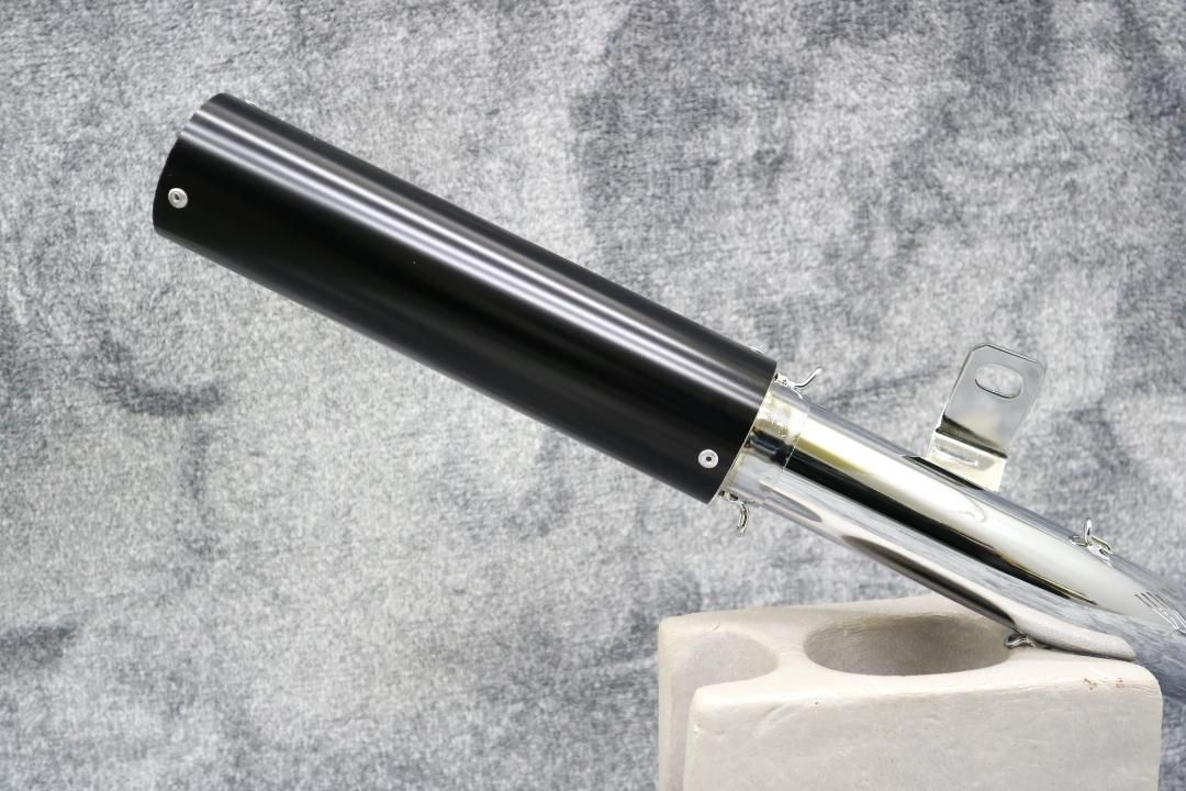 ゼファー400 メッキ 6分割 マフラー 筒 有 黒 / Χ DJガニマタ - メルカリ