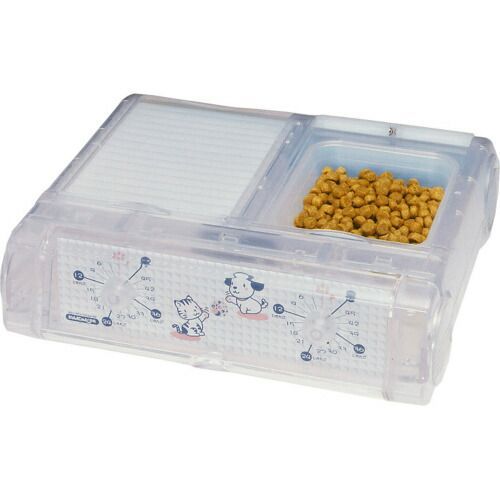 思い出の品 わんにゃんぐるめ ペット自動給餌器ＣＤ-４００ クリア クリアピンク クリアブルー プラチナショップ プラチナSHOP 動作OK