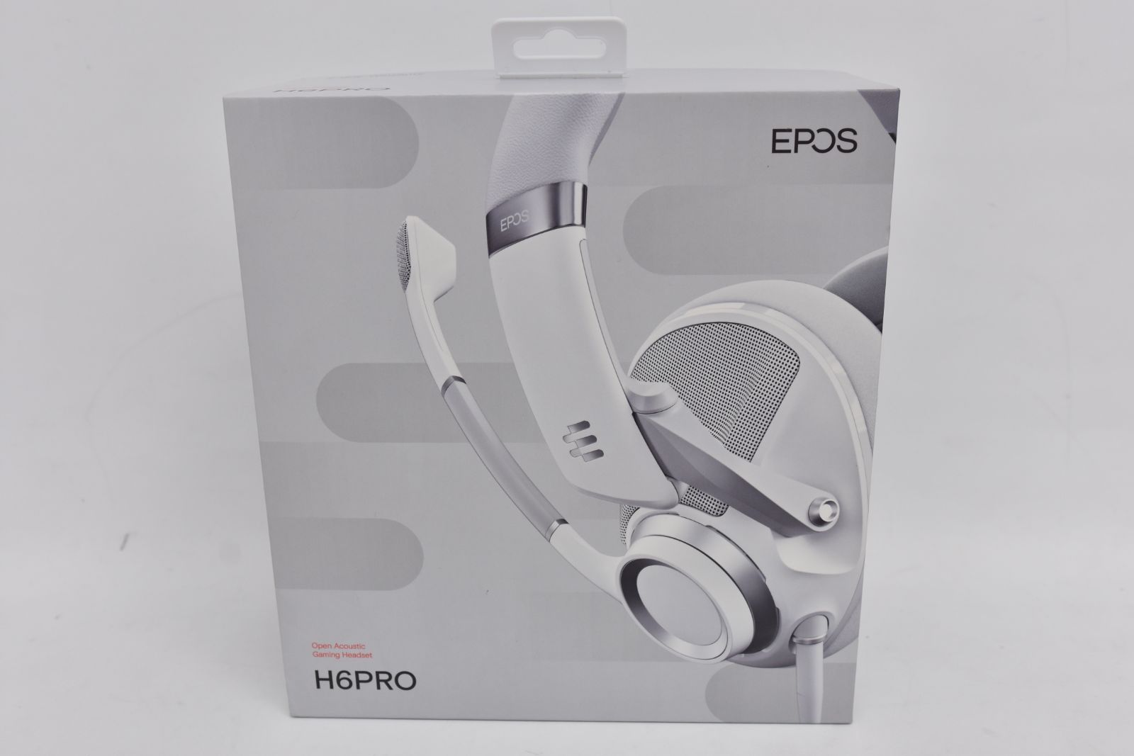 EPOS H6PRO ゲーミングヘッドセット 有線 開放型 ホワイト 付属品完備