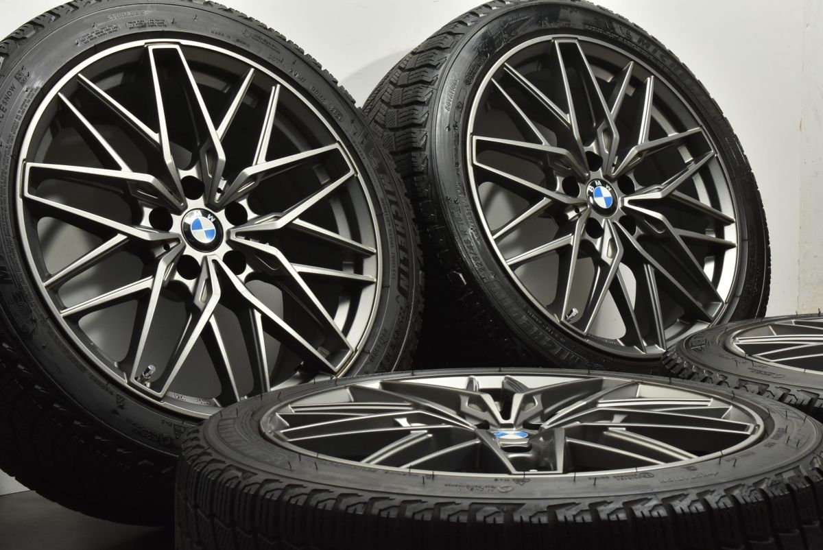 良好品 ユーロバーン ニュルブルグ MTX 18in 8J 30 PCD112 ミシュラン X-ICE SNOW 225 45R18 BMW G20 G21 3シリーズ スタッドレス