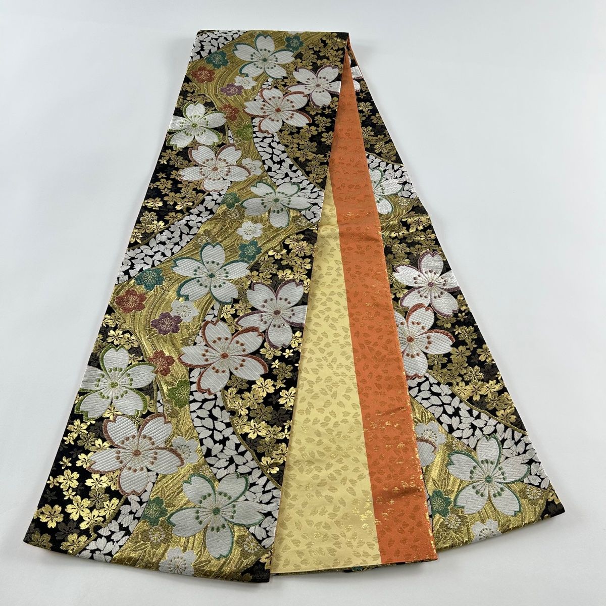 袋帯 美品 名品 六通 正絹 【中古】