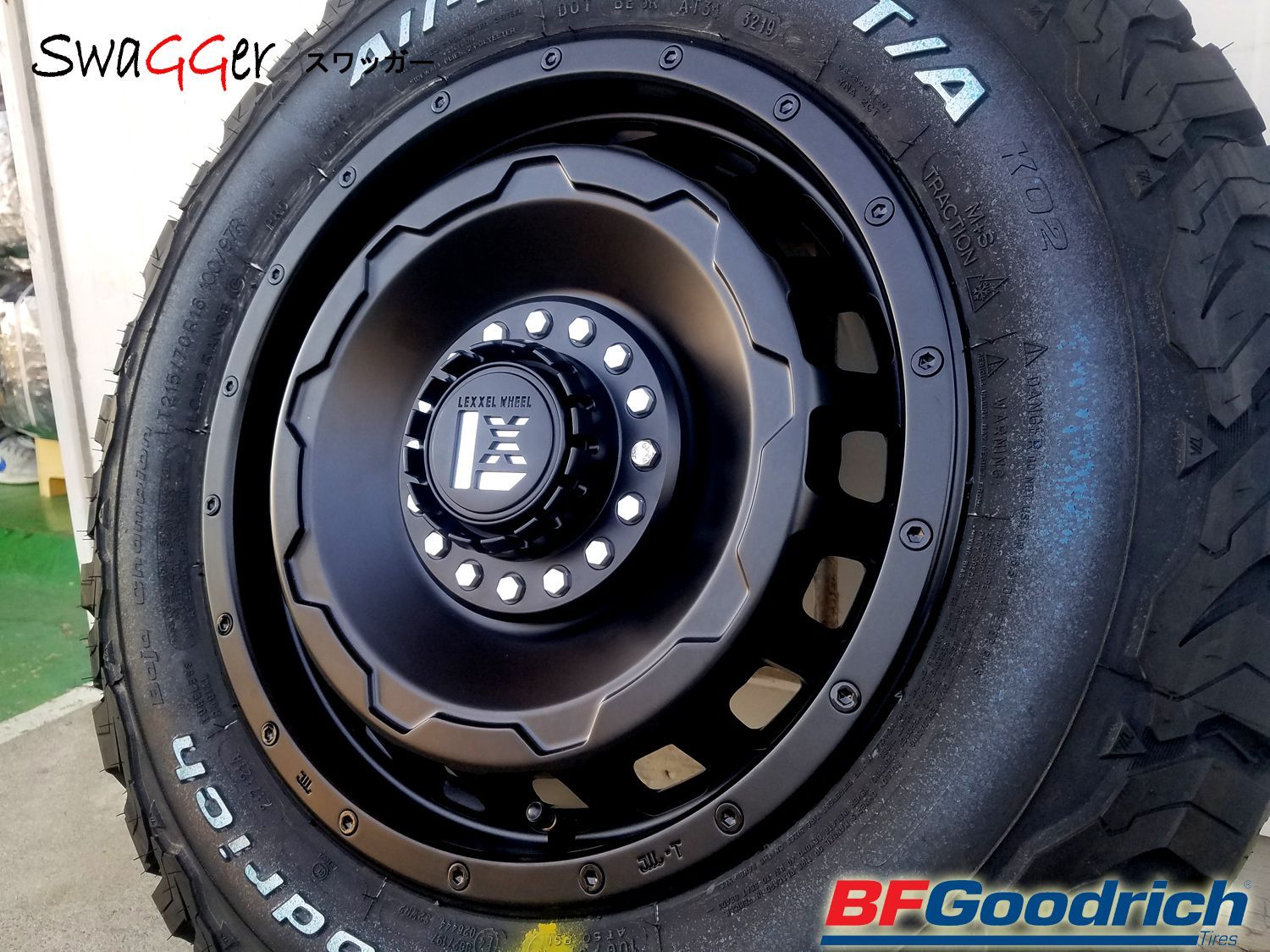 デリカD5 エクストレイル CX5 タイヤホイール 16インチ SwaGGer BFGoodrich オールテレーン KO2 215/70R16  225/70R16 235/70R16 レクセル - メルカリ