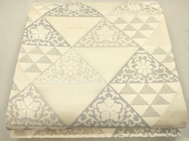 平和屋着物○お召 花唐草地紋 黒紅色 正絹 逸品 AAAX0705zg