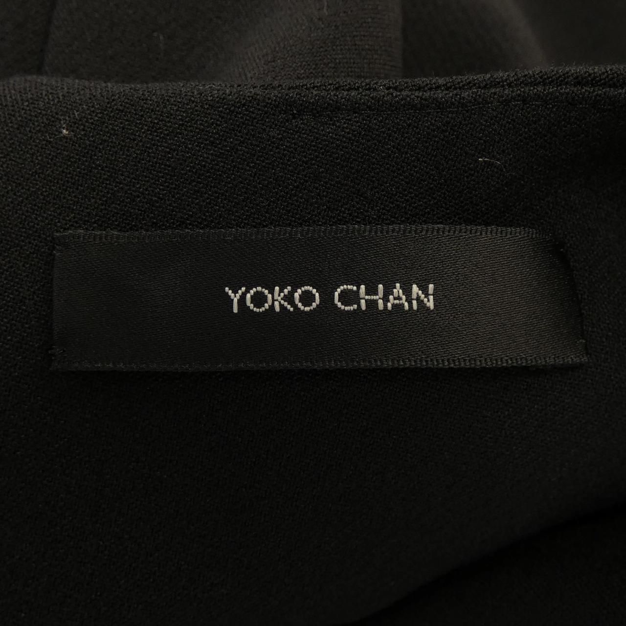 YOKO CHAN かすれプリント ワンピース BARNEYS NEW YORK - YOKO CHAN ワンピース(お直し部分あり)の