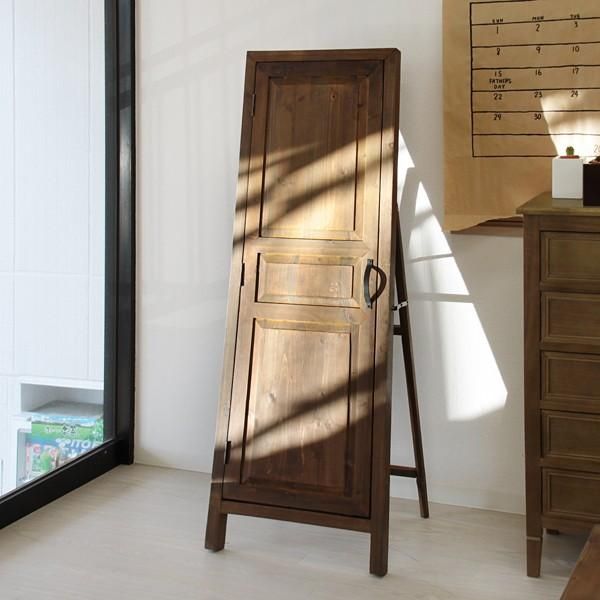 姿見鏡 全身 木製 アンティーク調 おしゃれ スタンドミラー インテリア