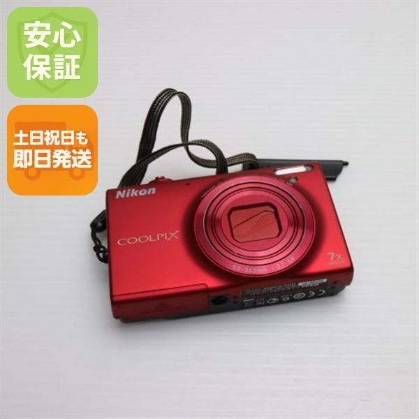 超 COOLPIX S6100 スーパーレッド 即日発送 デジカメ Nikon デジタルカメラ 本体 土日祝発送OK 08000