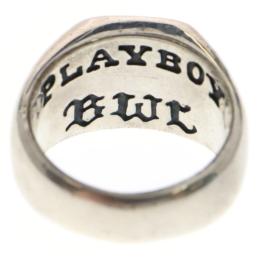 【値下げ交渉不可】BWL ×PLAYBOY LOGO RING Bill Wall Leather/BWL (ビルウォールレザー) ×PLAYBOY LOGO
