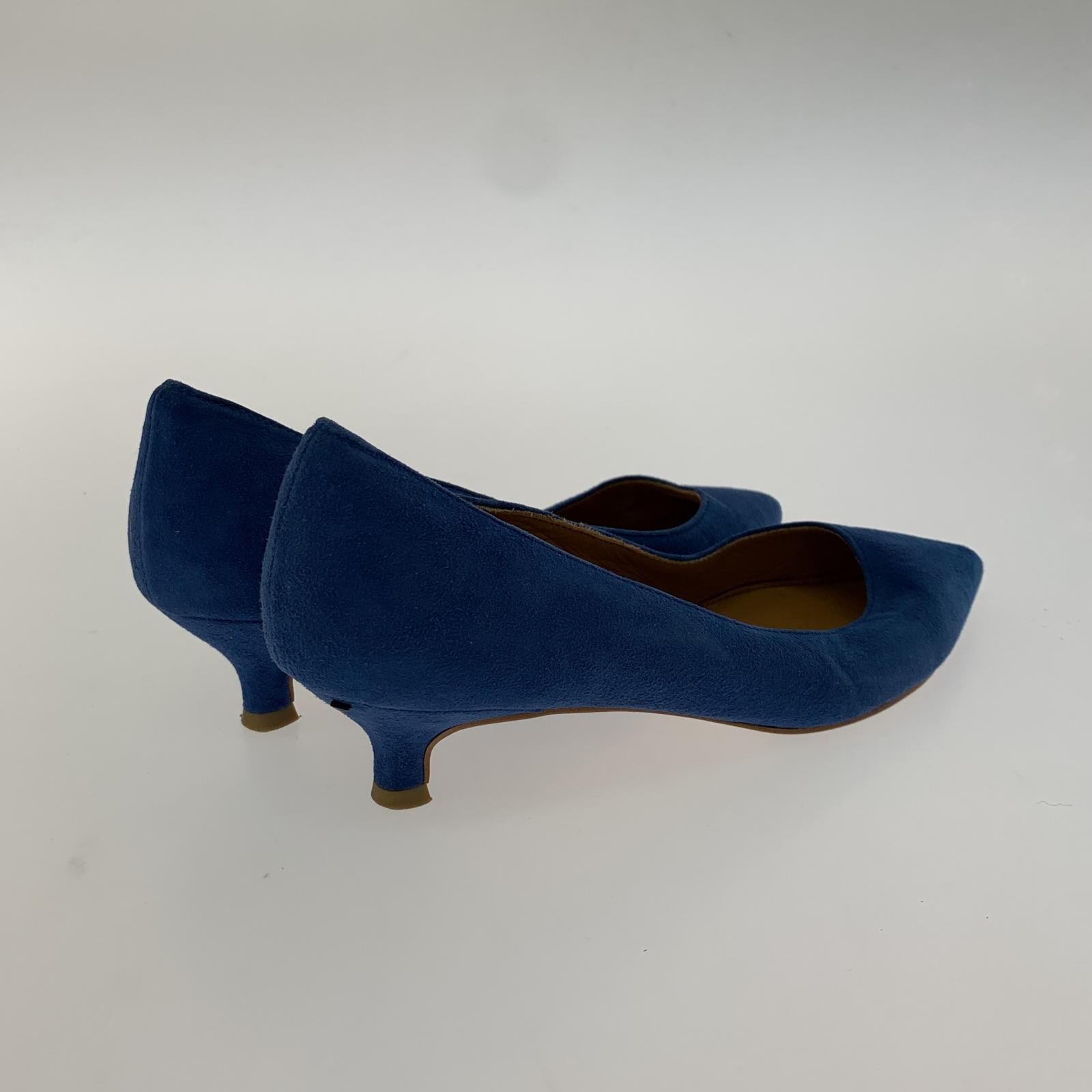 CHEMBUR チェンバー ポインテッドトゥ スエードパンプス size35