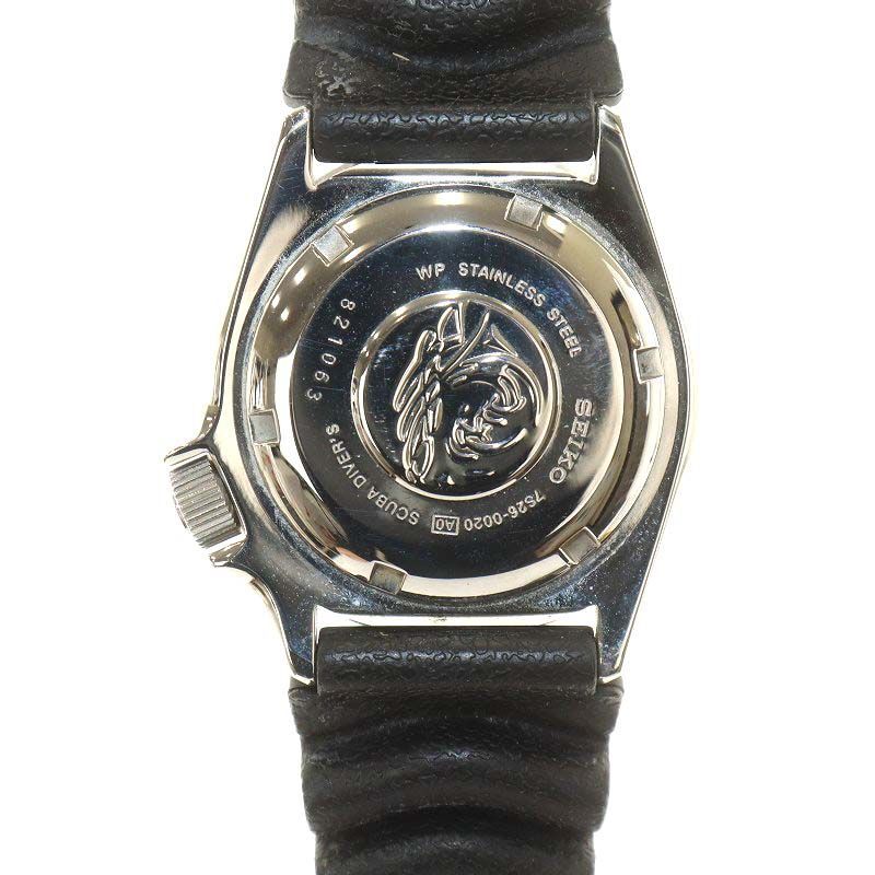 SEIKO セイコー ブラックボーイ 自動巻き ラバーベルト SEIKO DIVER´S セイコー ダイバーズ 200M防水 7S26-0020 自動巻き