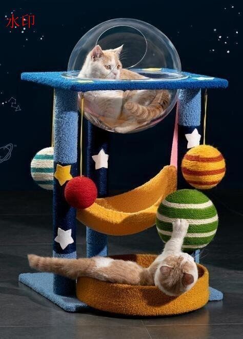 猫つかみ板*猫よじ登る棚*一体猫小屋*サイザル麻は磨耗に耐えられない*縦型猫つかみ柱