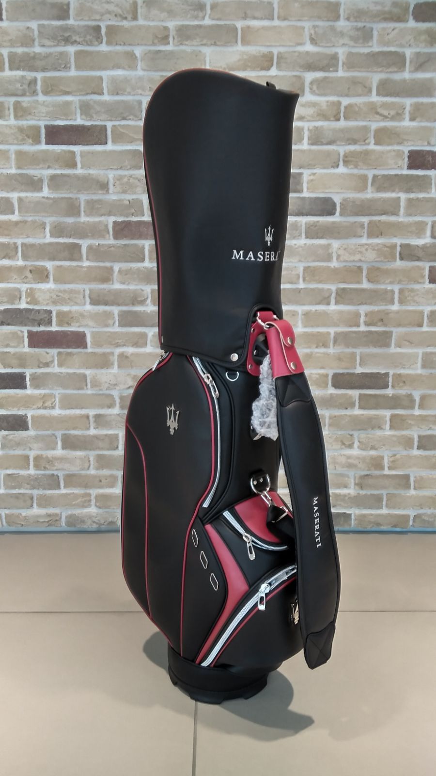 Maserati マセラティ 純正キャディバッグ ゴルフバッグ 未使用