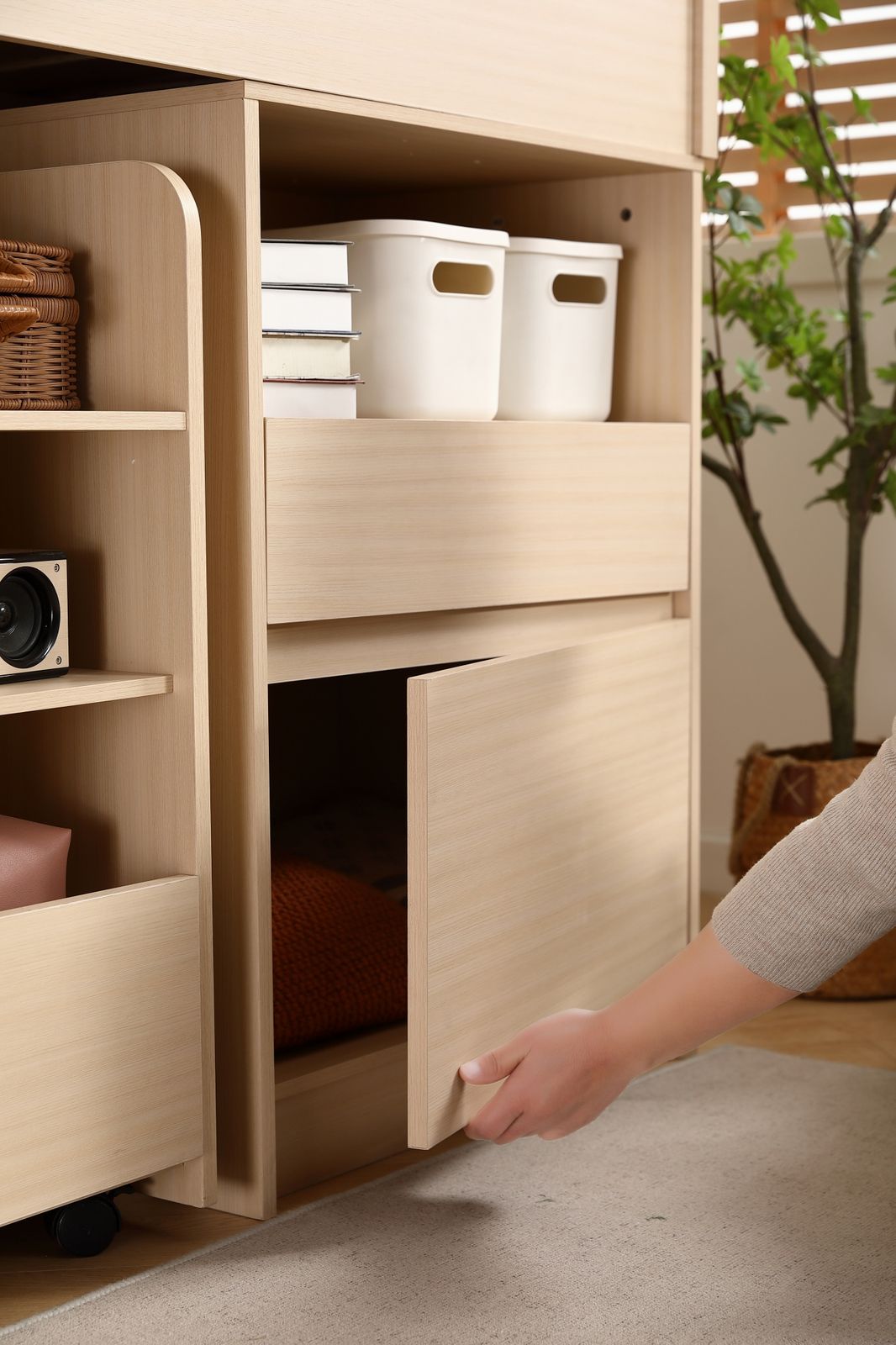 10%割」木製ロフトベッド 階段付き シングル 収納付きデスク 本棚付き