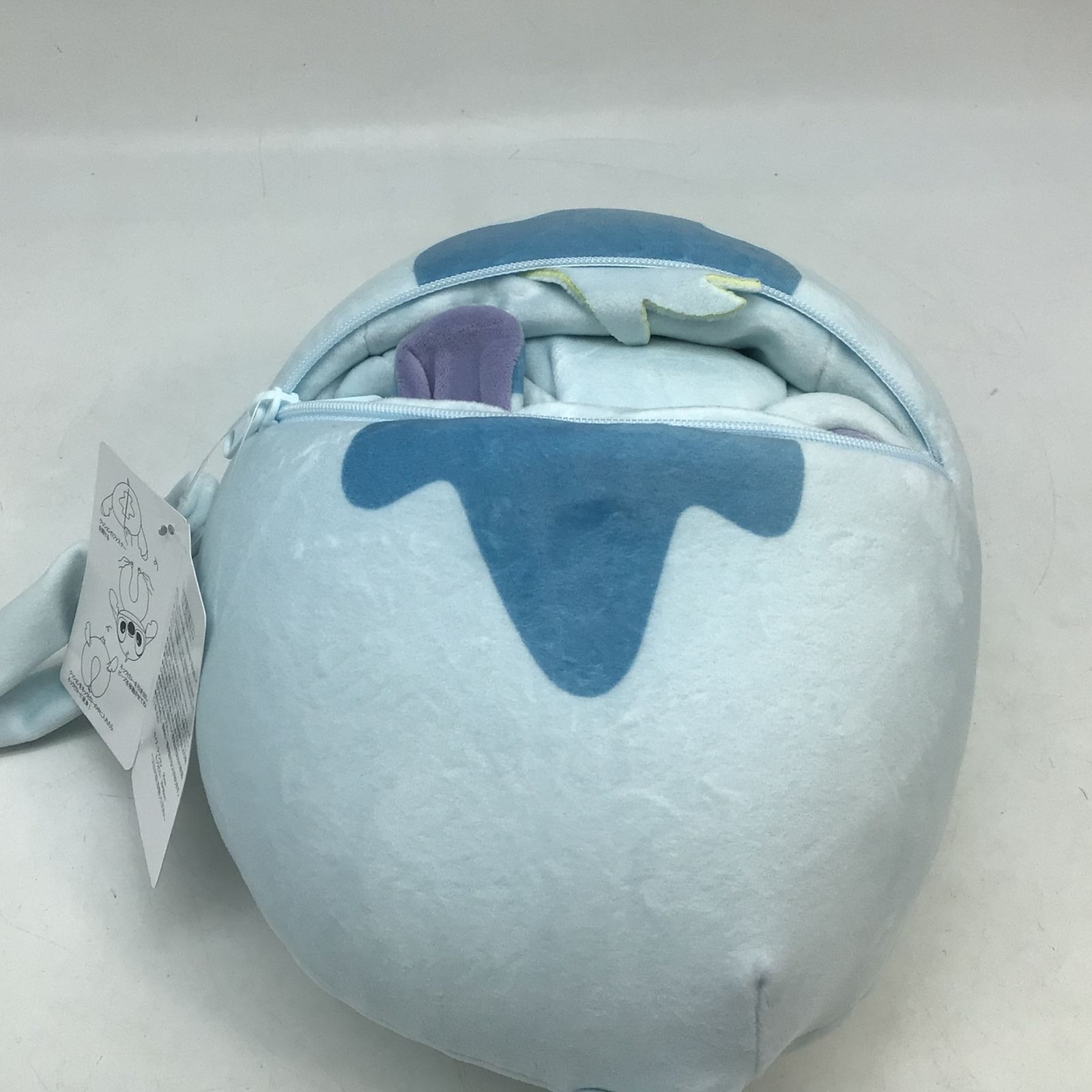 10065 【未使用】スティッチ ネックピロー 2WAY クッション タグ付き