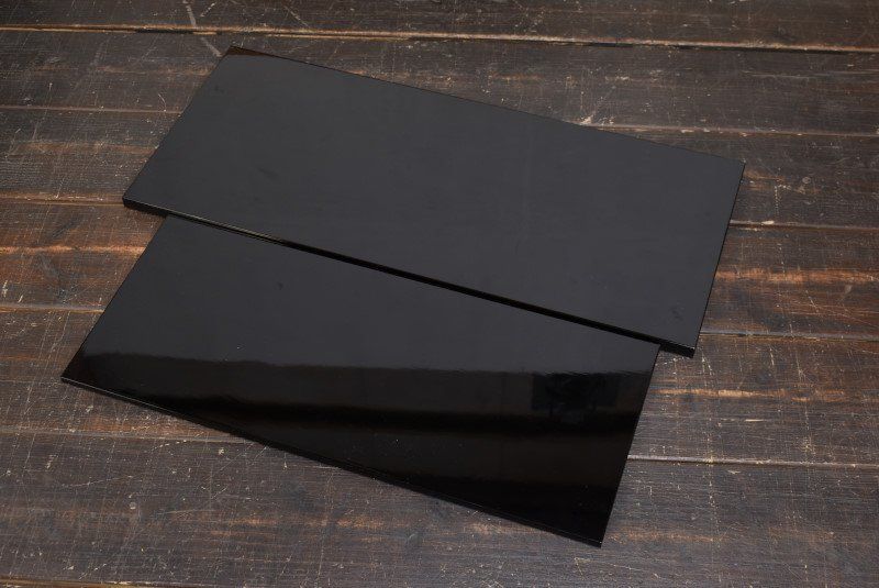 蔵C9822h 茶道具 能登輪島塗 宇太郎 長板 共箱