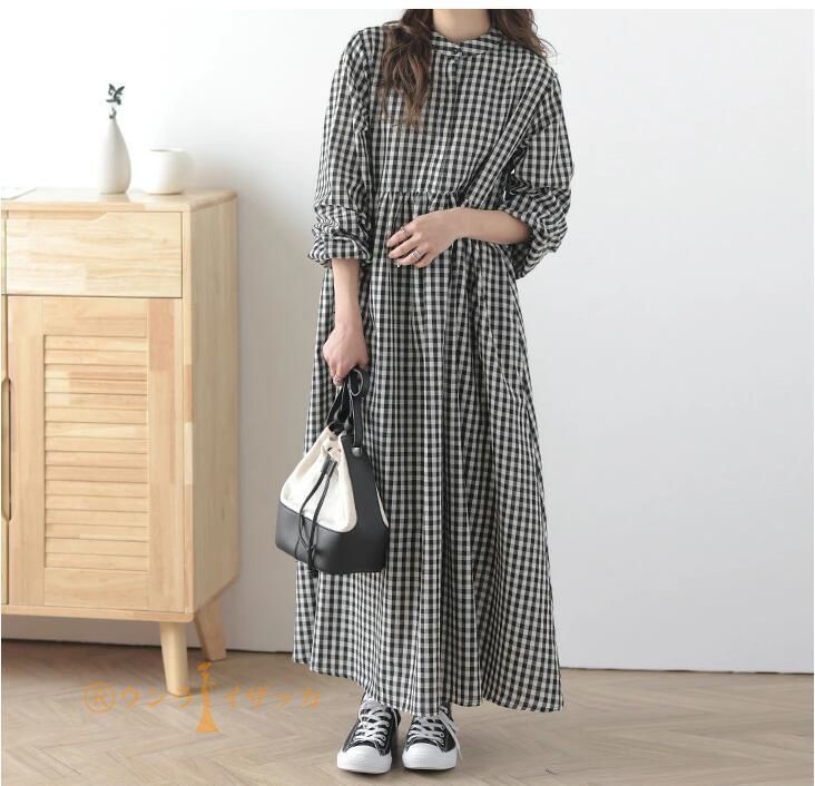 シャツワンピース レディース 春 秋 長袖 ロング シャツワンピ シャツワンピース レディース 春 秋 長袖 ロング シャツワンピ