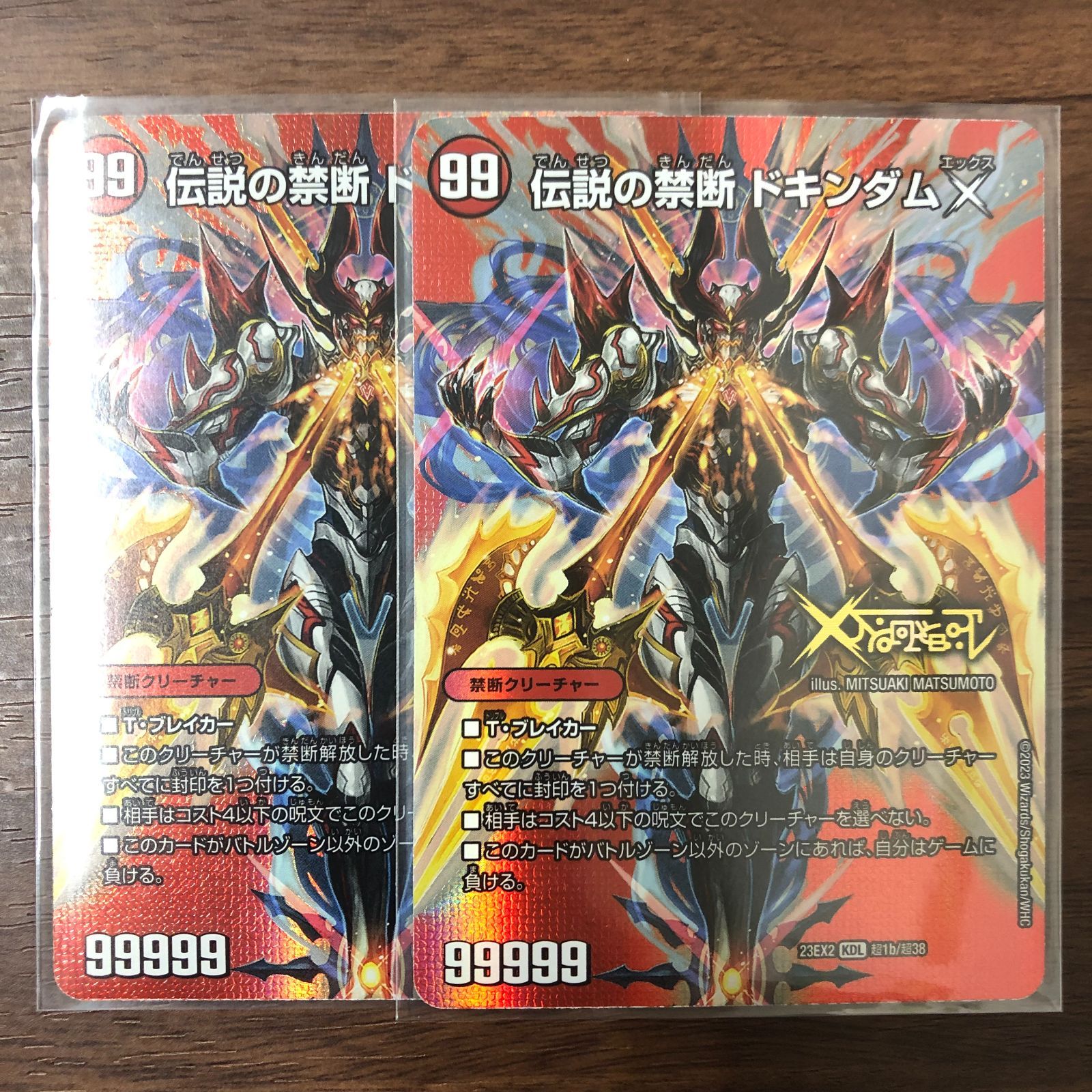 伝説の禁断 ドキンダムX 2種類セット