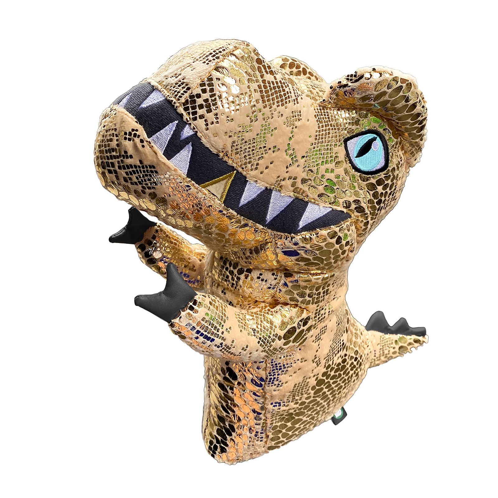 dinofactory T-Rex ゴルフヘッドカバー 恐竜ドライバーヘッドカバー (ベージュゴールド) [ベージュゴールド]