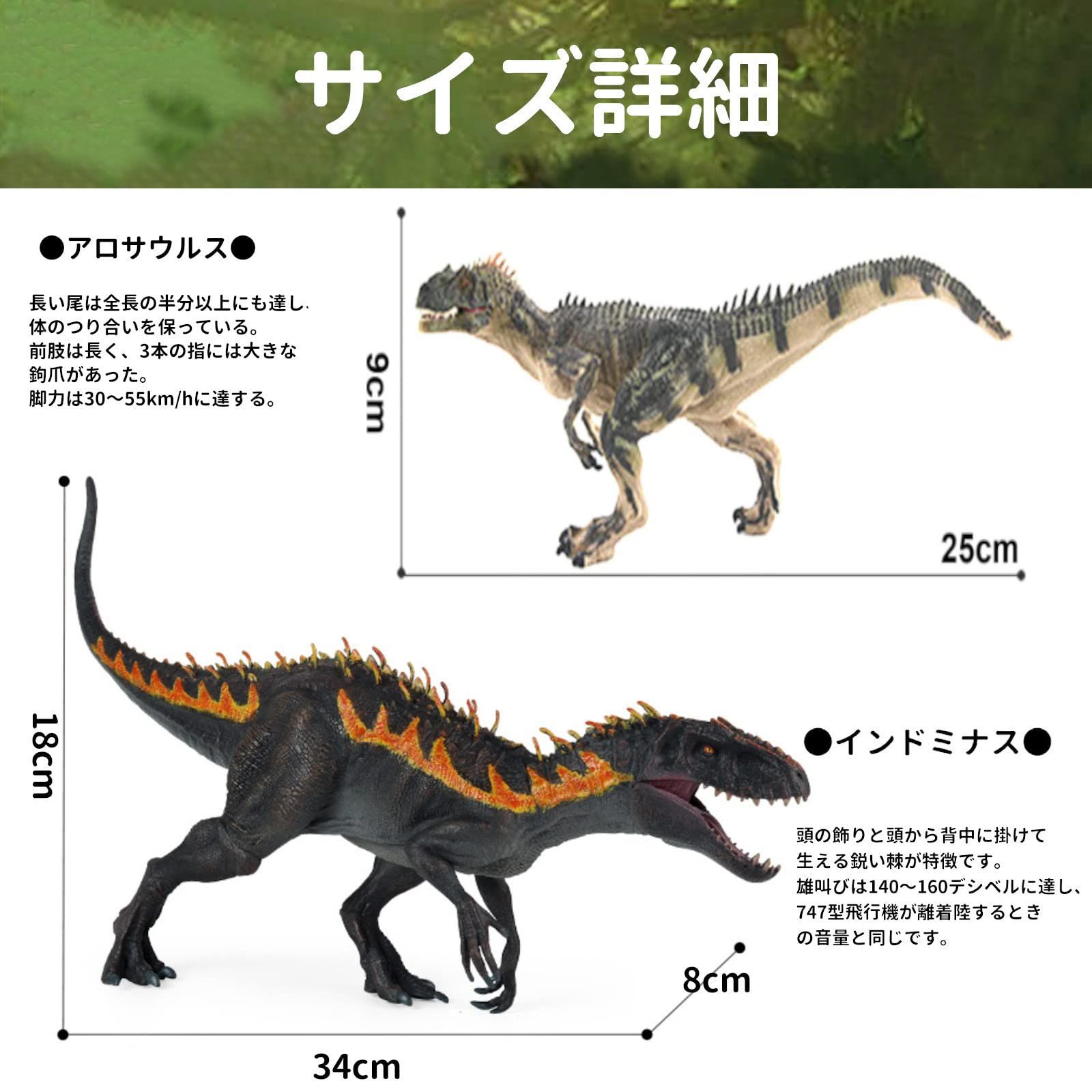 恐竜フィギュア UTST 恐竜 フィギュア 黒色 インドミナスレックスおもちゃ
