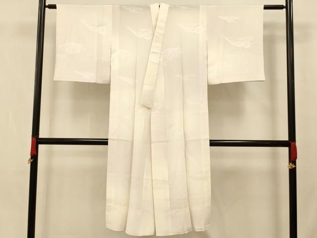 平和屋着物□長襦袢 無双仕立て 流水文 暈し染め 正絹 逸品 AABB3073fw