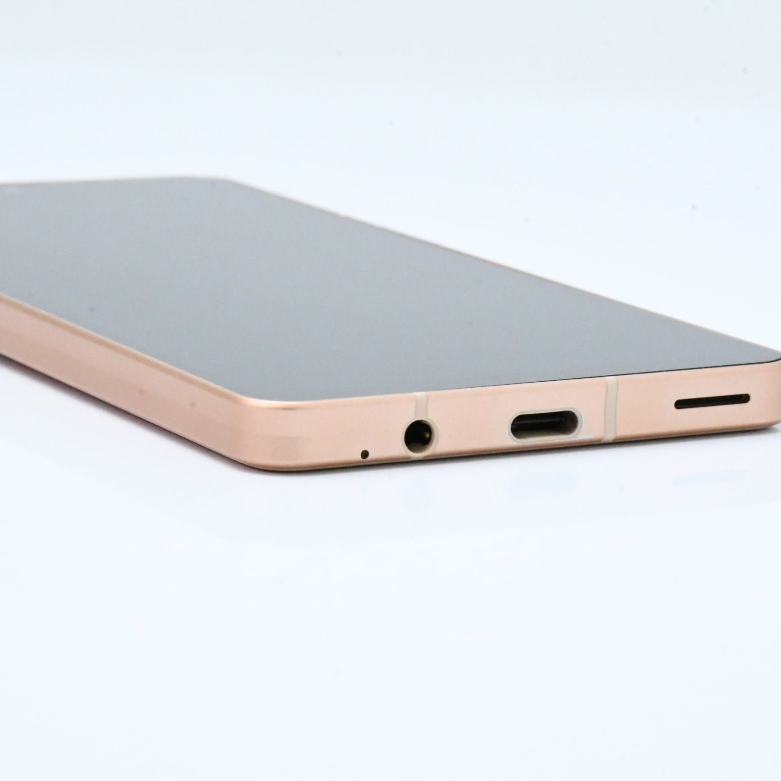 美品＊電池良好】au SIMフリー AQUOS sense6s SHG07 ライトカッパー