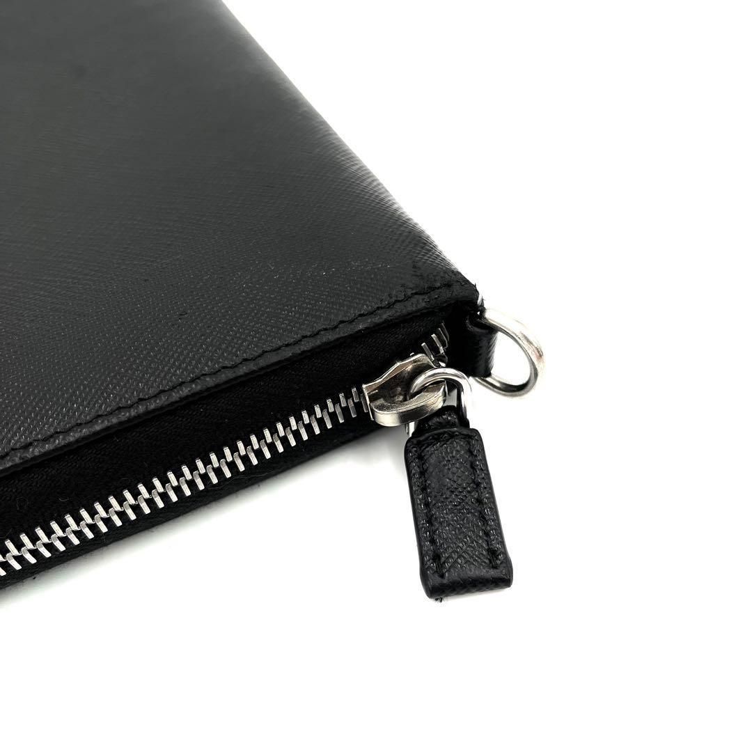 PRADA プラダ 長財布 オーガナイザー 三角ロゴ ラウンドジップ