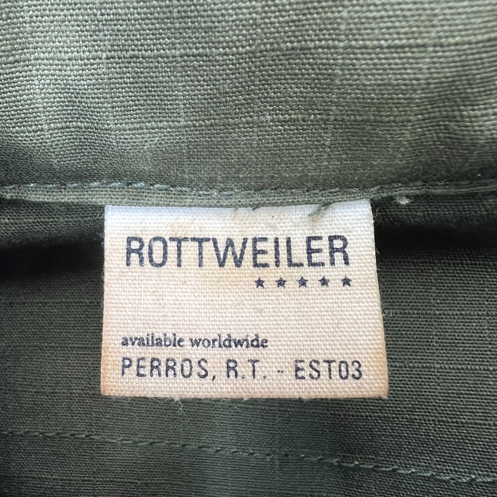 プリントデザイン◎】ROTTWEILER ロットワイラー M-65 ミリタリー 