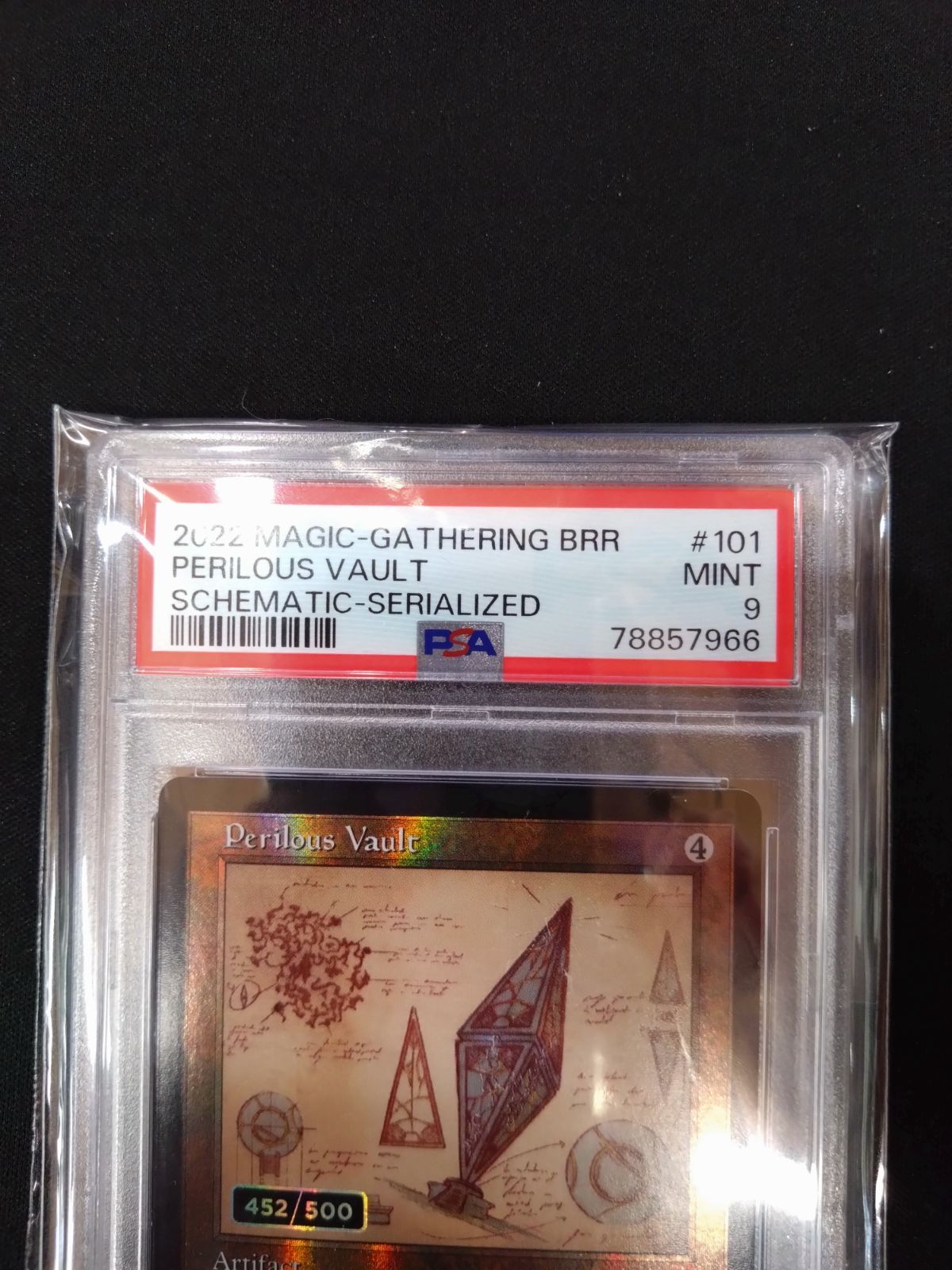 PSA鑑定9 MTG 白金の天使　兄弟戦争　ダブルレインボウ　foil MTG】確率が低すぎて初動が高い？兄弟戦争コレブ限定シリアル