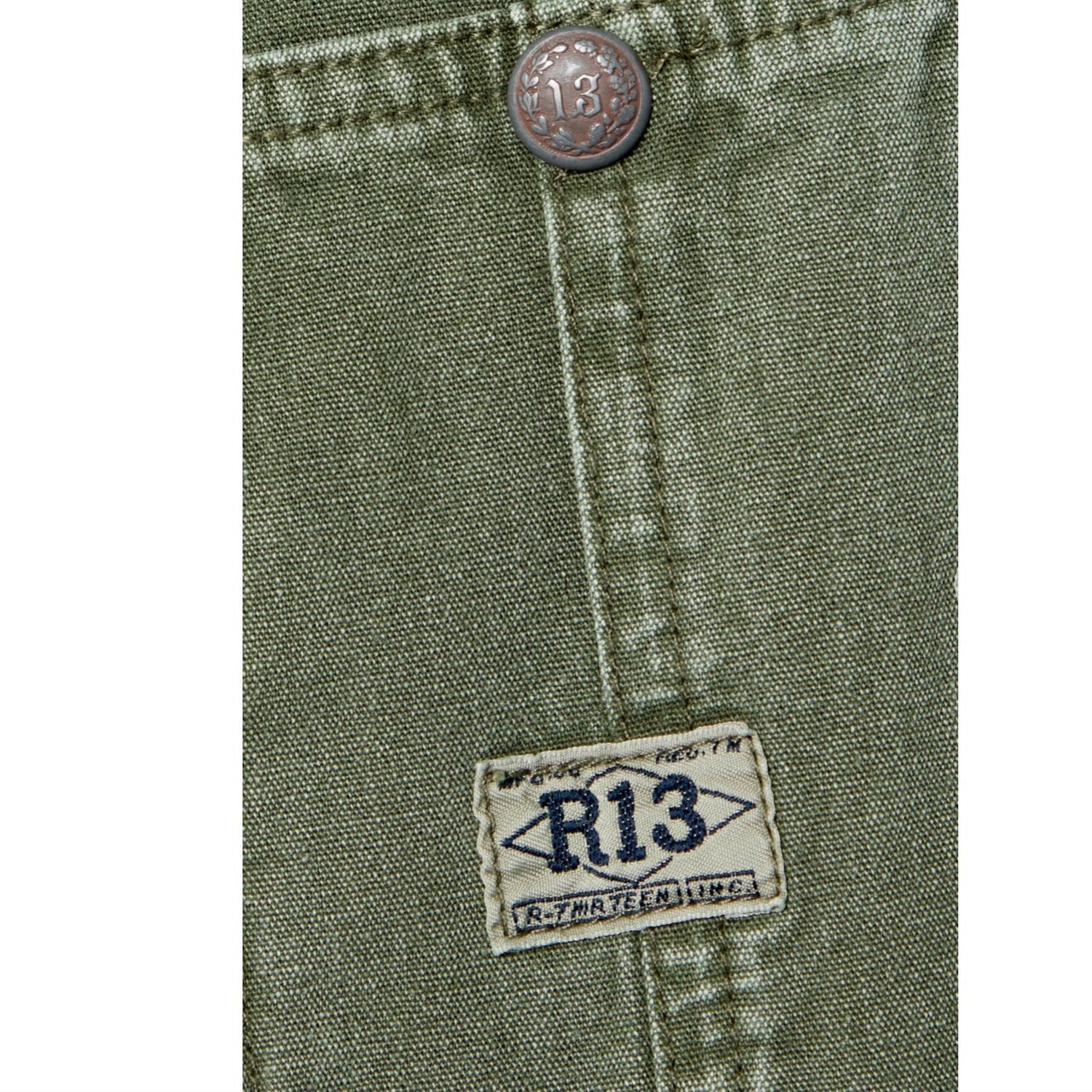 新品 神崎恵さん着用 R13 デニムオーバーオール オリーブ カーキ K-POP