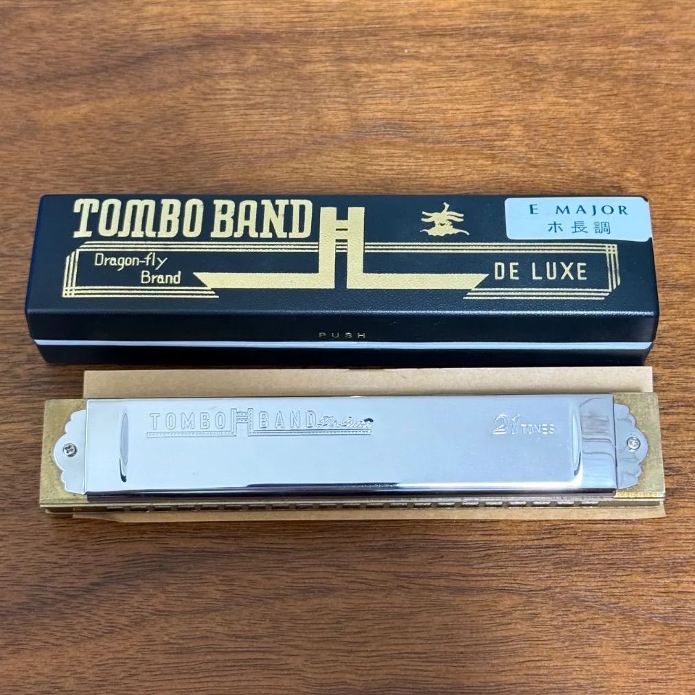 在庫一掃 TOMBO NO 1521 Eメジャー 特製トンボバンド 複音ハーモニカ