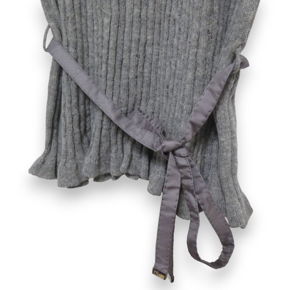 美品 LOUIS VUITTON ルイヴィトン ウール×カシミヤ ウエストベルト付き  