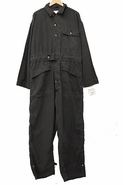 INNAT インアット 25AW 43 ALL-IN-ONE SUMIKURO オールインワン つなぎ ジャンプスーツ 墨黒 INNAT08-P03 2 黒ブラック ブランド古着ベクトル ●251003