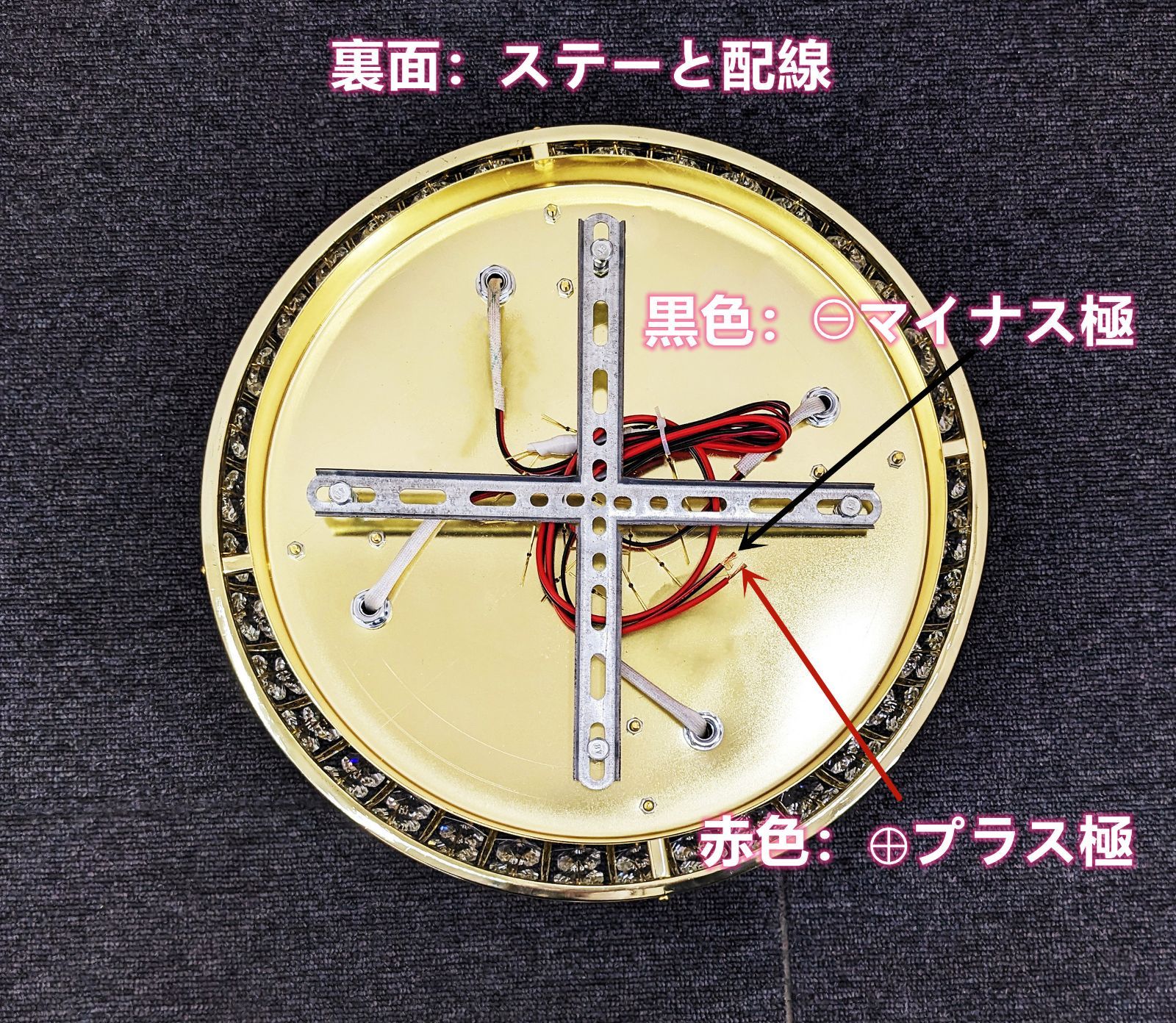 値下げ☆直径35センチ 天吊りシャンデリア かぼちゃ型35cm