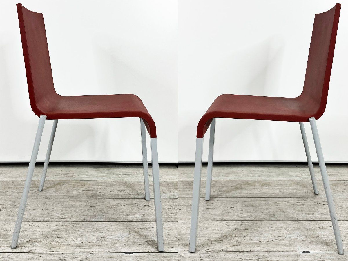 vitra ヴィトラ 03 ゼロスリー チェア レッド 椅子 赤 オフィスチェア ヴィトラ .03(ゼロスリー) スタッキングチェア レッド vitra