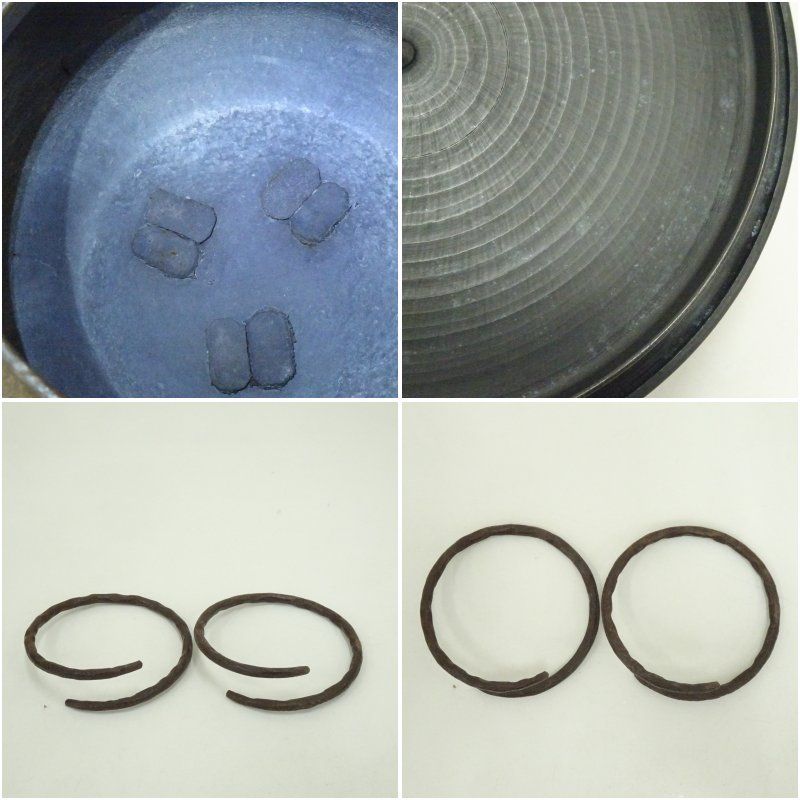 逢絢亭】茶道具 釜 筒釜 糸目模様 釜師 高橋敬典 共箱入り 逢絢亭