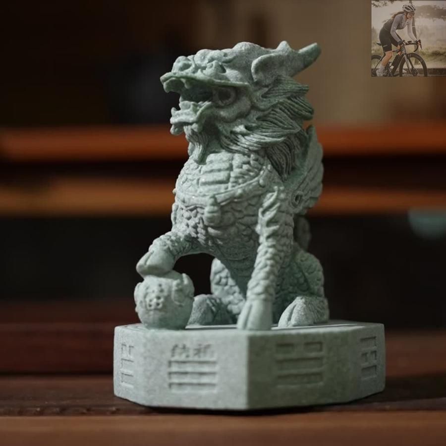 インテリア小物 【新品未使用】麒麟 置物 オブジェ 飾品 工芸品 幸運