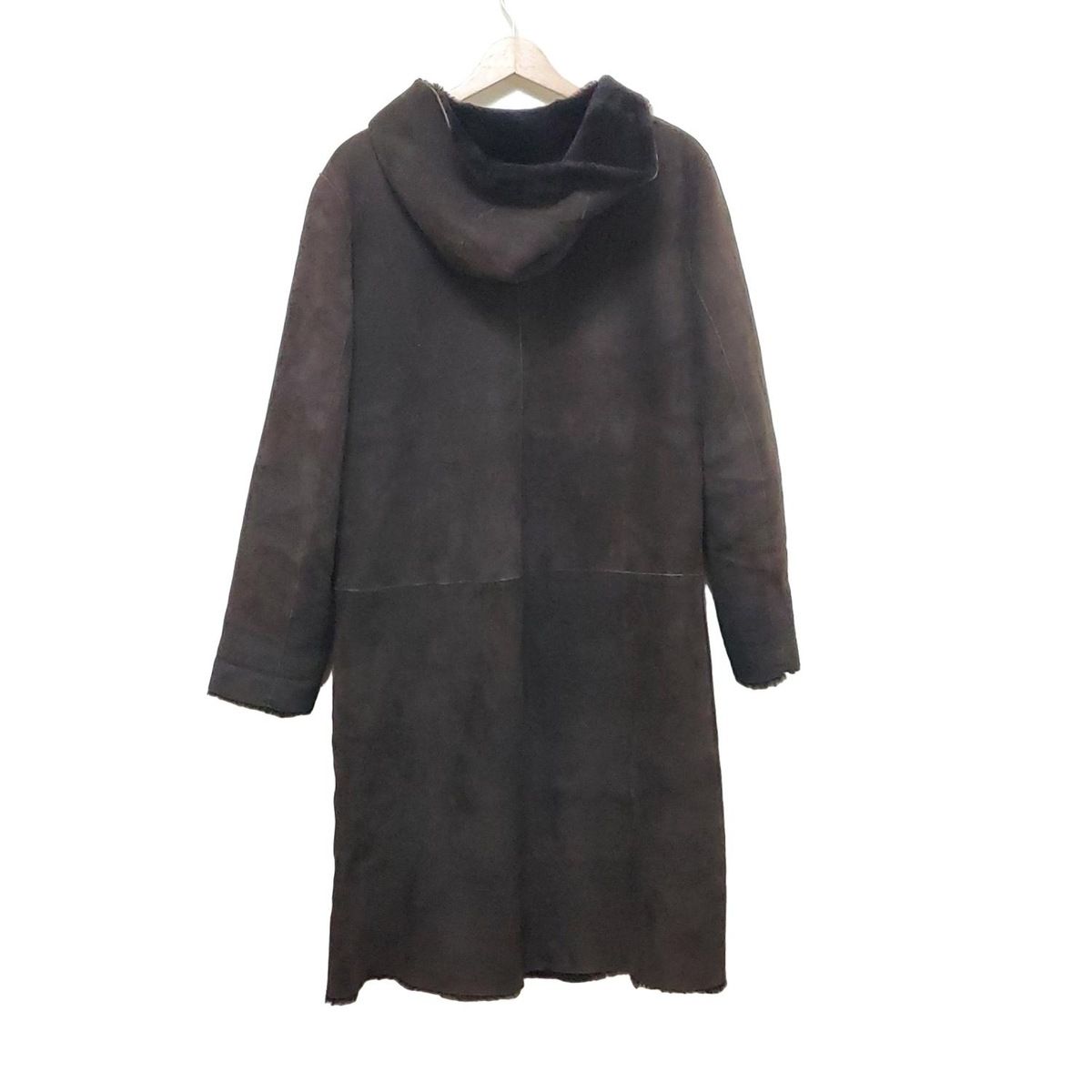 BARNEYSNEWYORK バーニーズ コート サイズM レディース ダークブラウン ムートン 冬物