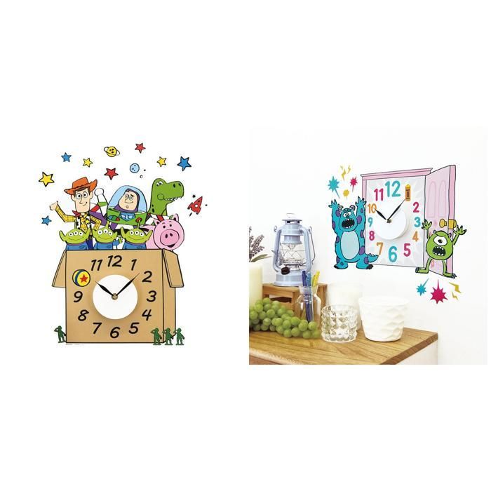 ☆ 03トイ・ストーリー ☆ WALL CLOCK STICKER Disney ウォールクロック ステッカー ディズニー グッズ 壁掛け時計 時計  クロック キャラクター ミッキー ミニー プーさん トイストーリー モンスターズインク 壁 貼る シール - メルカリ