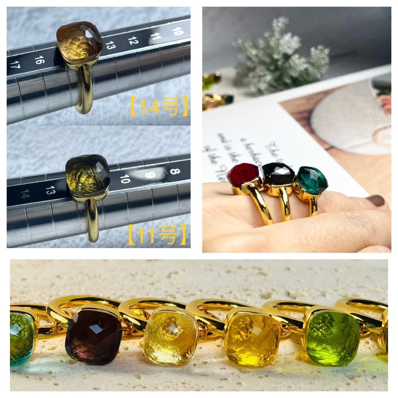 10％OFF 人気商品 リング クオーツリング 指輪 クオーツ リング ヌード 