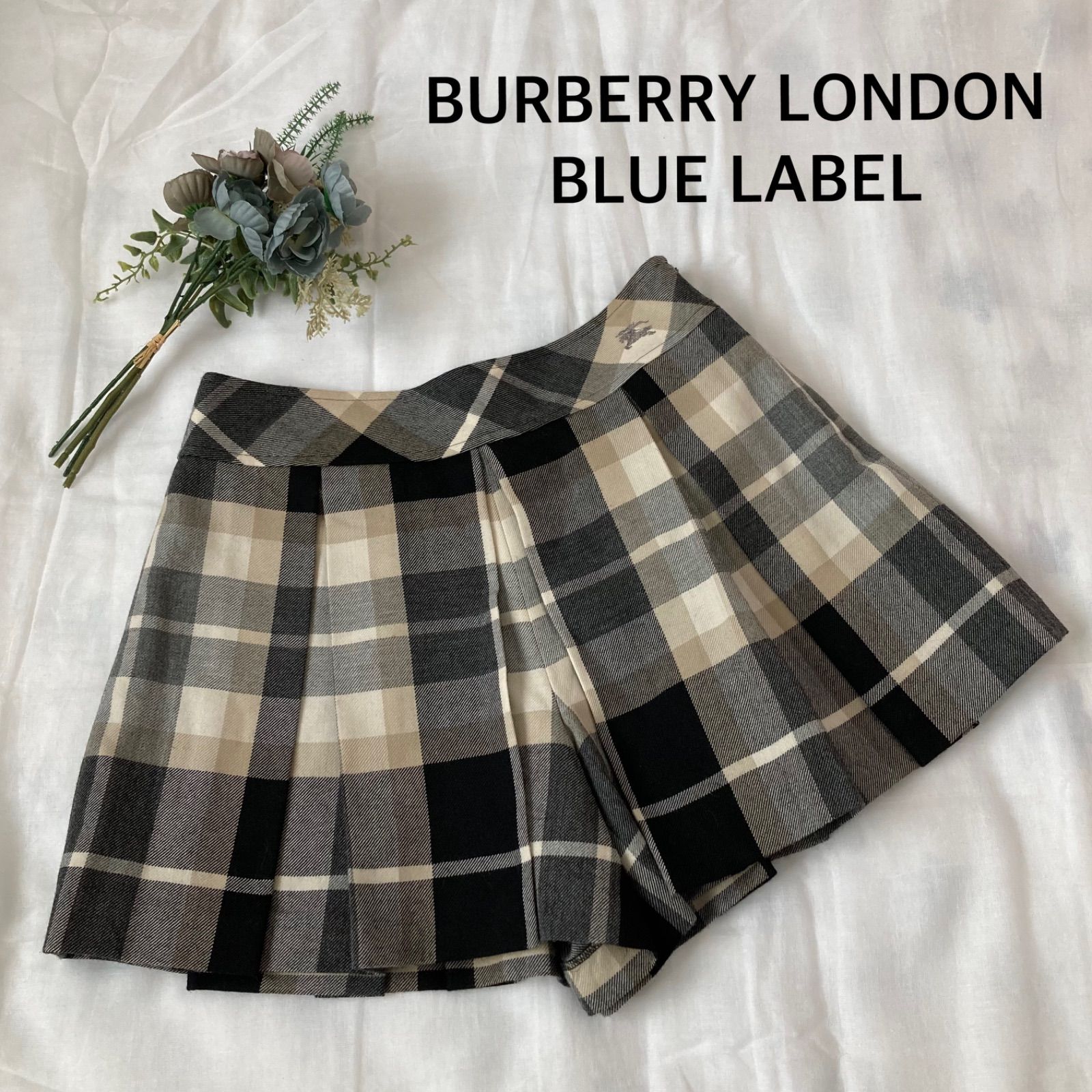 【超激得格安】BURBERRY ブルーレーベル バーバリー キュロット ミニスカート 新品 キュロット