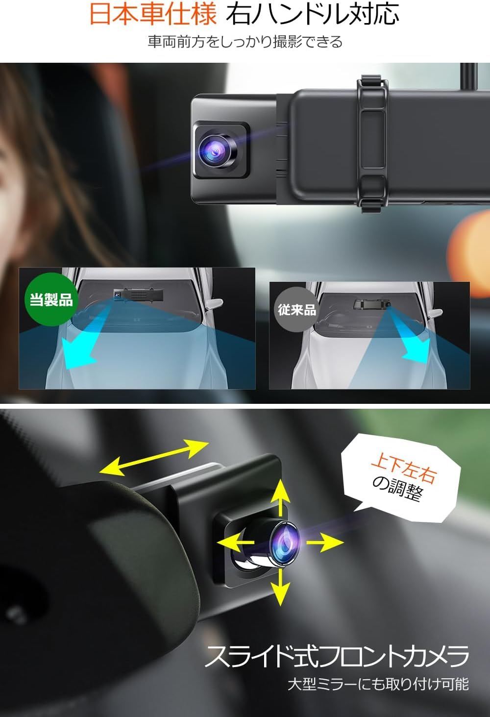 ミラレコ 右ハンドル日本車対応