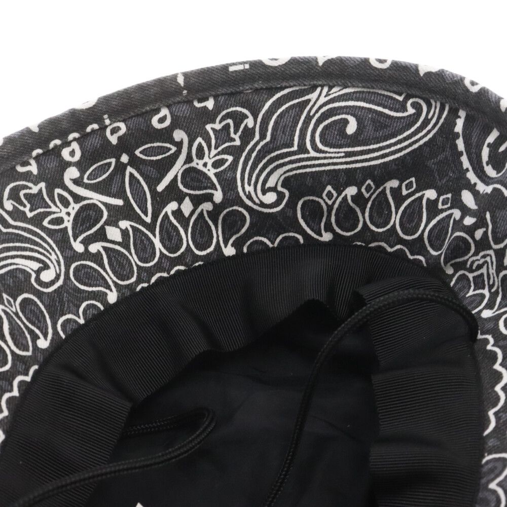 sacai Double Brim Hat バンダナ柄ダブルブリムハット