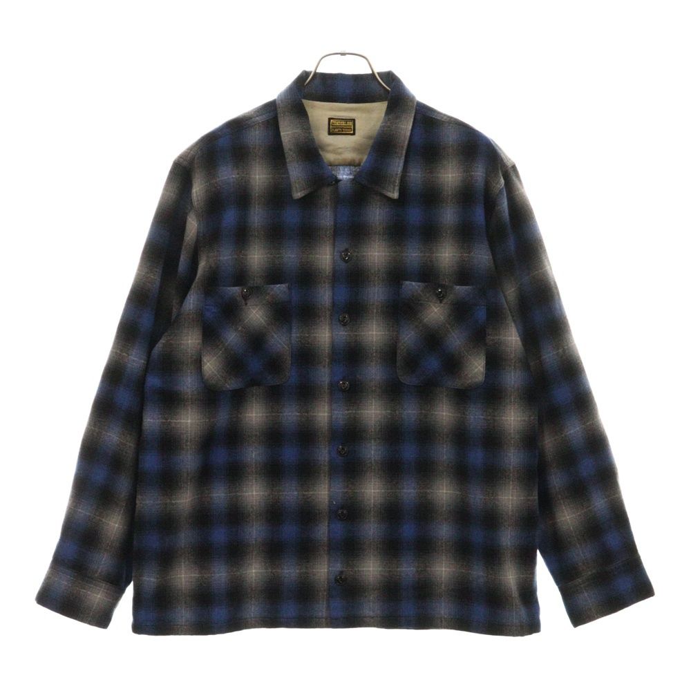 TENDERLOIN テンダーロイン 08AW T-WOOL SHT 長袖シャツ ベージュ Size   20722373 TENDERLOIN テンダーロイン 08AW T-Wool Check Shirt ウール 長袖
